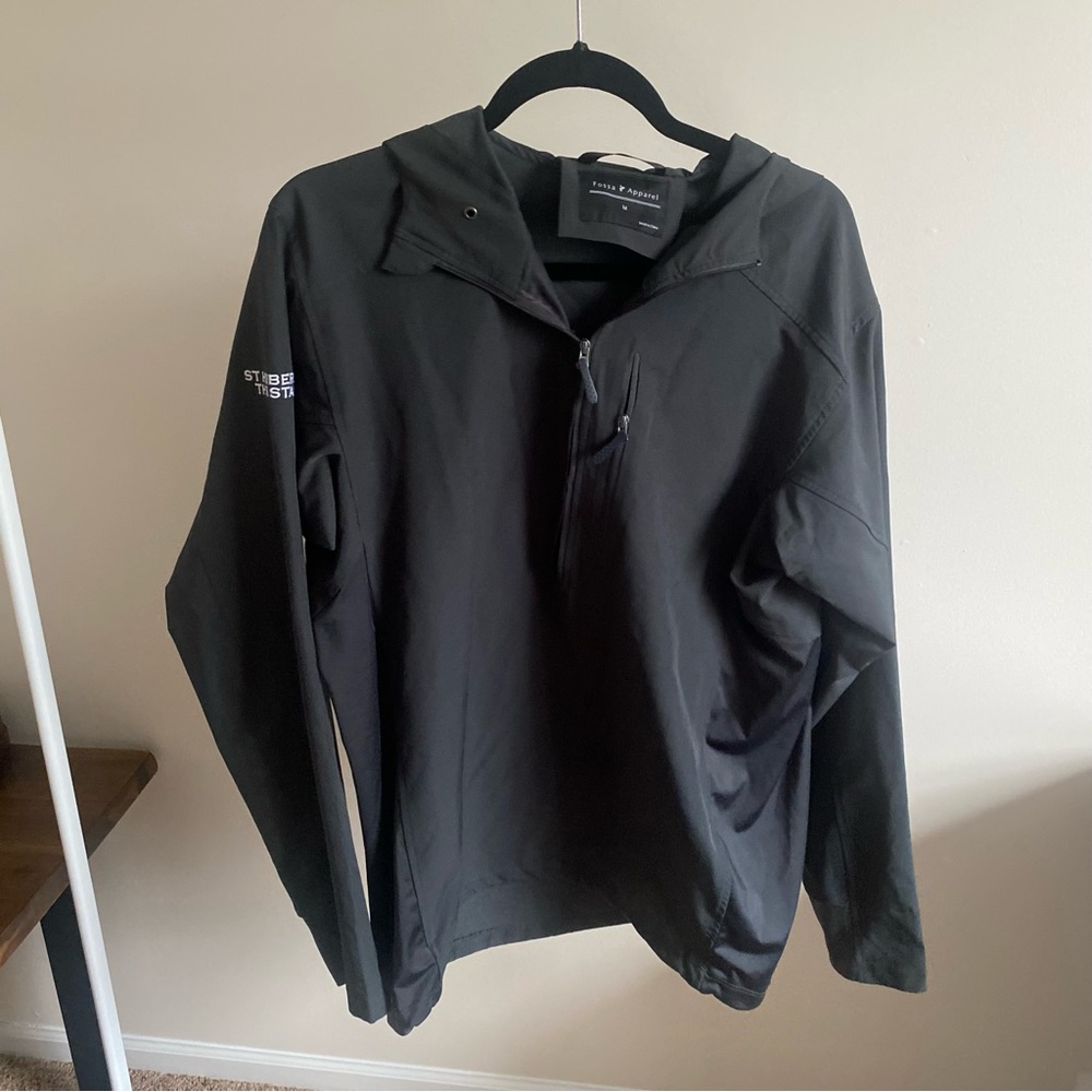 Fossa Apparel St Huberts the Stag Quarter Zip with Hood